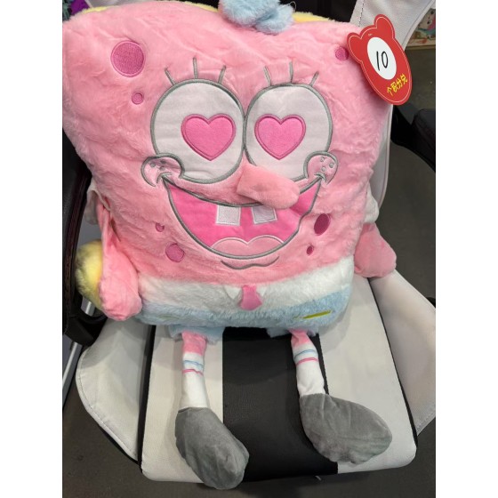 medium pink SpongeBob plush