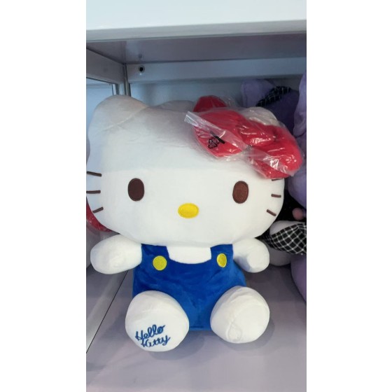 medium hello kitty plush (blue outfit)
