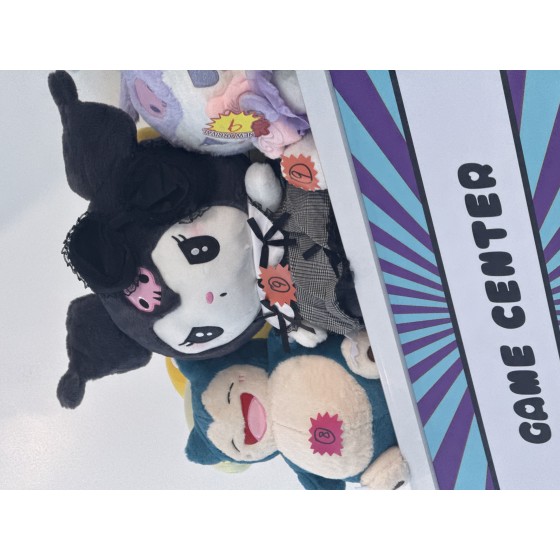 Black dress kuromi plush