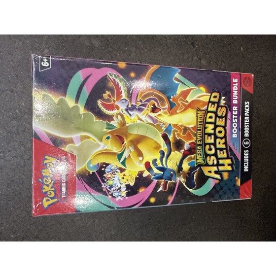 Pokemon Mega Evolution Ascended Heroes Booster Bundle